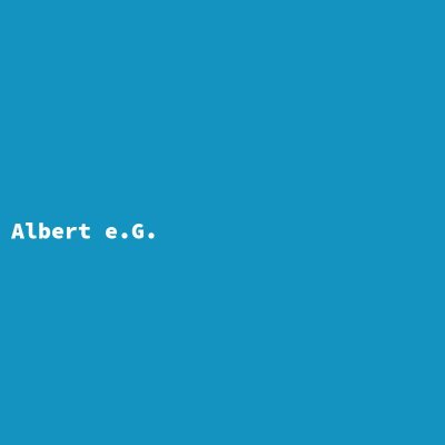 Manufacturer: Albert e.G.