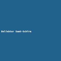 Beliebter Samt-Schirm