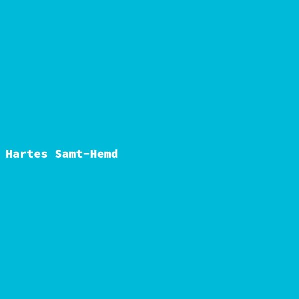 Hartes Samt-Hemd